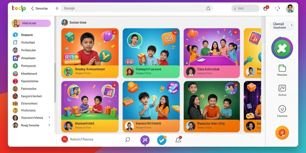 Fitur sosial yang memungkinkan interaksi dengan pemain lain.