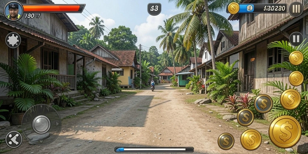 Screenshot menampilkan karakter baru yang menarik.