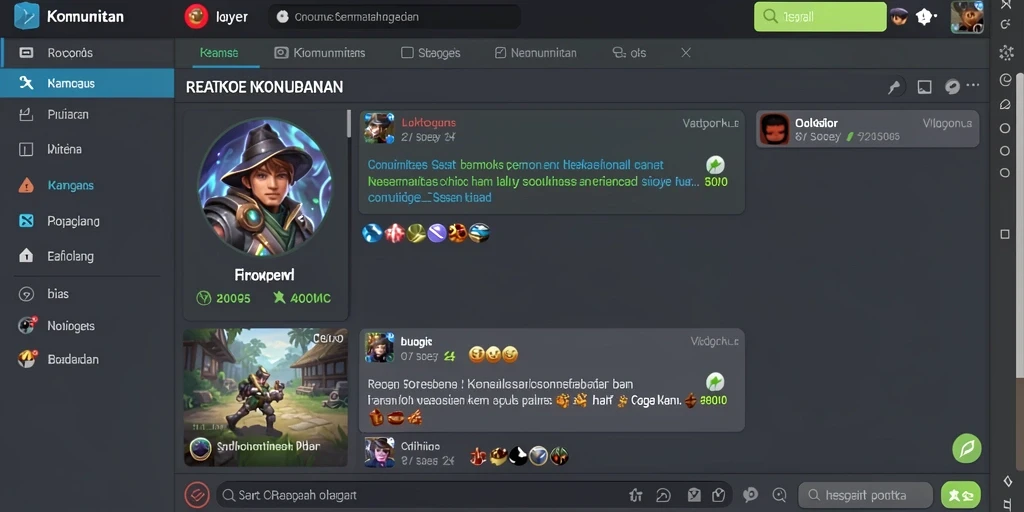 Fitur interaksi sosial yang menyenangkan.