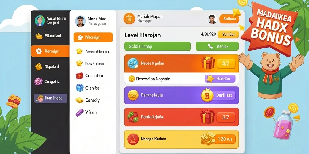 Sistem reward yang menarik untuk meningkatkan pengalaman bermain.