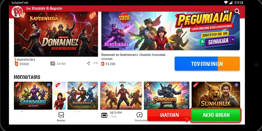 Screenshot dari event turnamen yang sedang berlangsung di POMPA88.