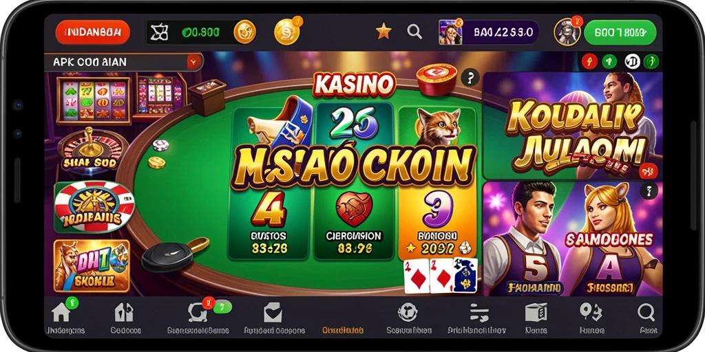 Leaderboard menunjukkan peringkat pemain secara real-time.