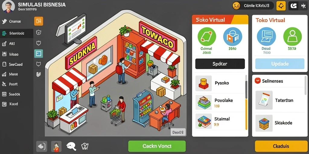Fitur multiplayer yang memungkinkan bermain dengan teman.